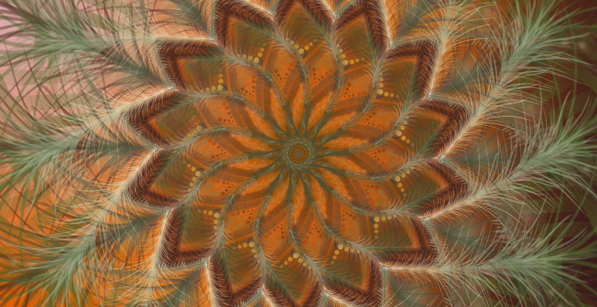 Pinecone Mandala