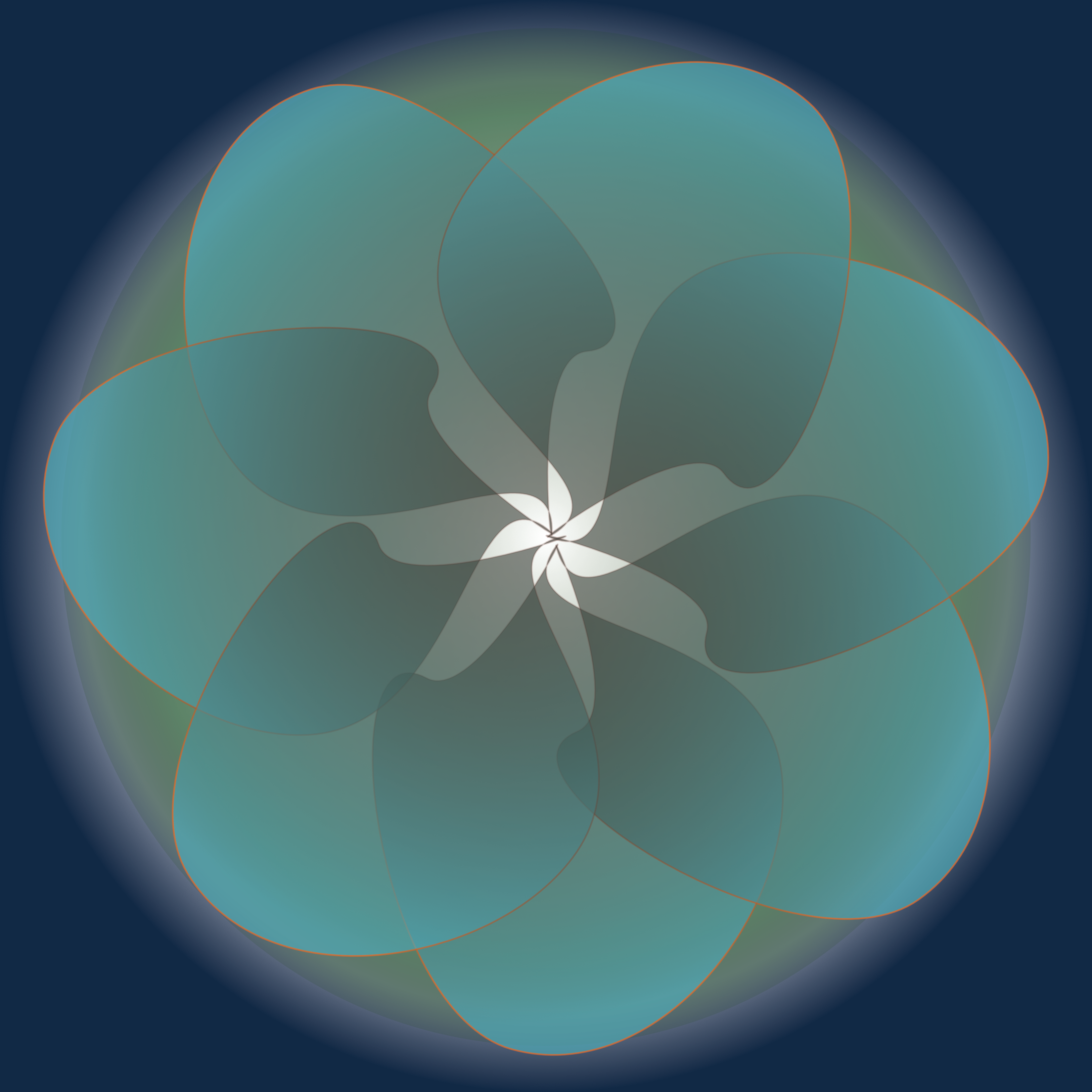Teal Petals